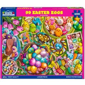 White Mountain Easter Puzzle 1000 Piece Puzzle
